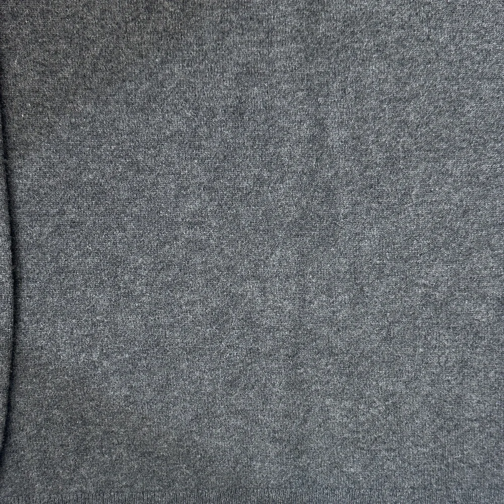 J Crew 100% Cashmere Turtleneck Sweater sz L Dark Grey - Picture 9 of 12